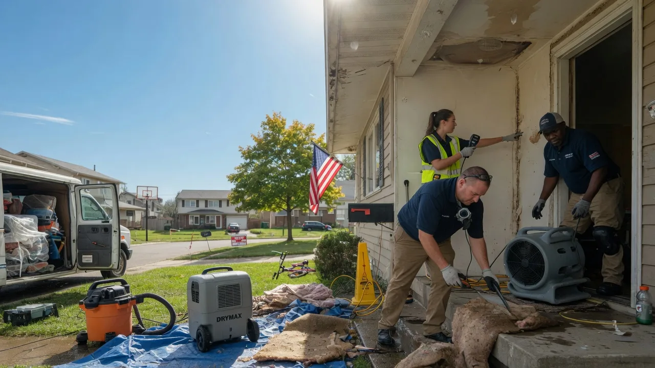 Water Damage Restoration in Hope, KS near me